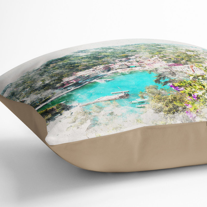 Square Cushion, Stone, 55cm H x 55cm W x 20cm D