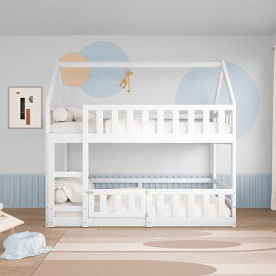 Kids Twin Over Twin Bunk Bed by Harper Orchard