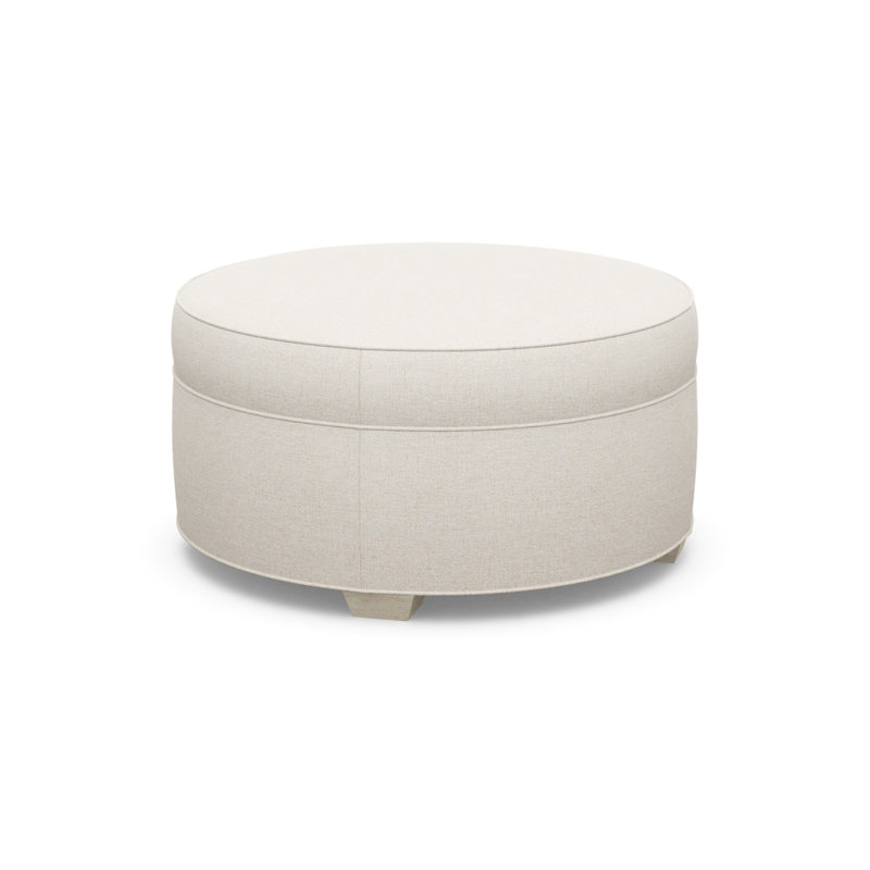 Ottoman Shop Round Ottoman, Sandstone, 5246-70