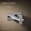 Parallel Wall-Mount Single-Handle Bathroom Sink Faucet-425684889