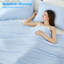 Ensemble de literie Cooling Nylon, bleu glacier, édredon toutes saisons 90 x 90