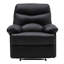 Faux Leather Manual Swivel Recliner