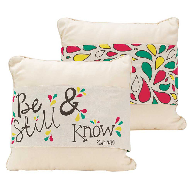 Reversible Pillow Jacket Be Still Psalm 46:10