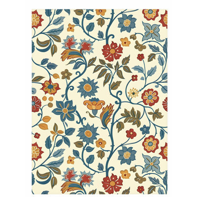 «Botanical Damask Botanical Dreams VIII Cottage», reproduction d'art non encadrée
