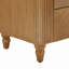 Table de chevet cannelée Mid-Century