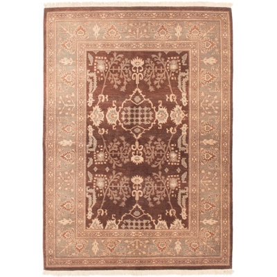 Resch One-of-a-Kind 5'3" x 7'6" 2010s Rectangle Wool Area Rug in Brown