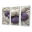 Or et mauve de Noël tourbillon de menthe poivrée IV - ensemble de décoration murale de Noël-107194835-107194838