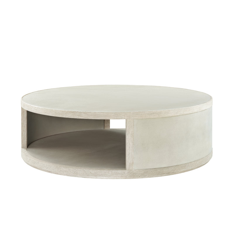 Maxwell Cocktail Table, Cashmere, 17" H x 54" L x 54" W