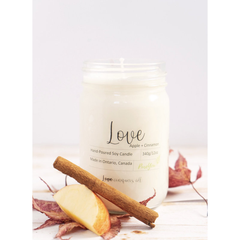 Bougie parfumée rose et pamplemousse rose