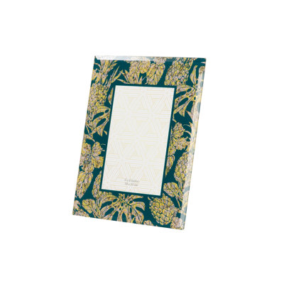 Hedersett Glass Single Picture Frame in Blue/Golden