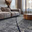 Tapis contemporain délavé à motif géométrique-490218698