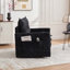 Fauteuil demi-tonneau pivotant de style Mid-Century moderne-1002184378