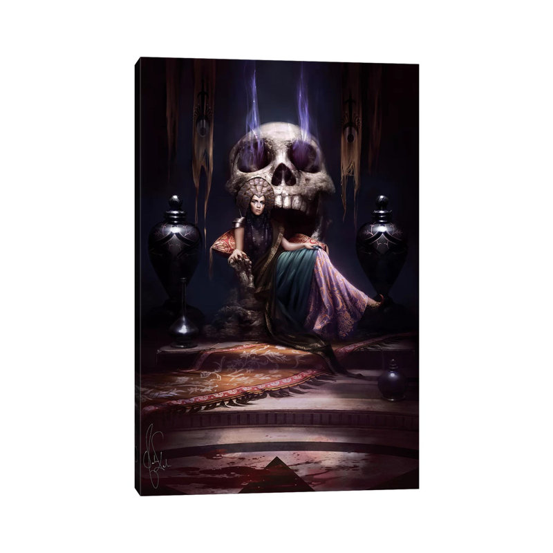 Throne by Melanie Delon - Print on Canvas, Wrapped Canvas, 20.32 cm H x 30.48 cm W