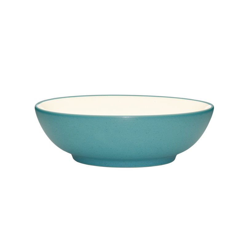 Noritake Colorwave Round Vegetable Bowl, 9-1/2", 64 Oz., Turquoise