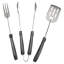Folding Barbeque 3-Piece Grilling Tool Set