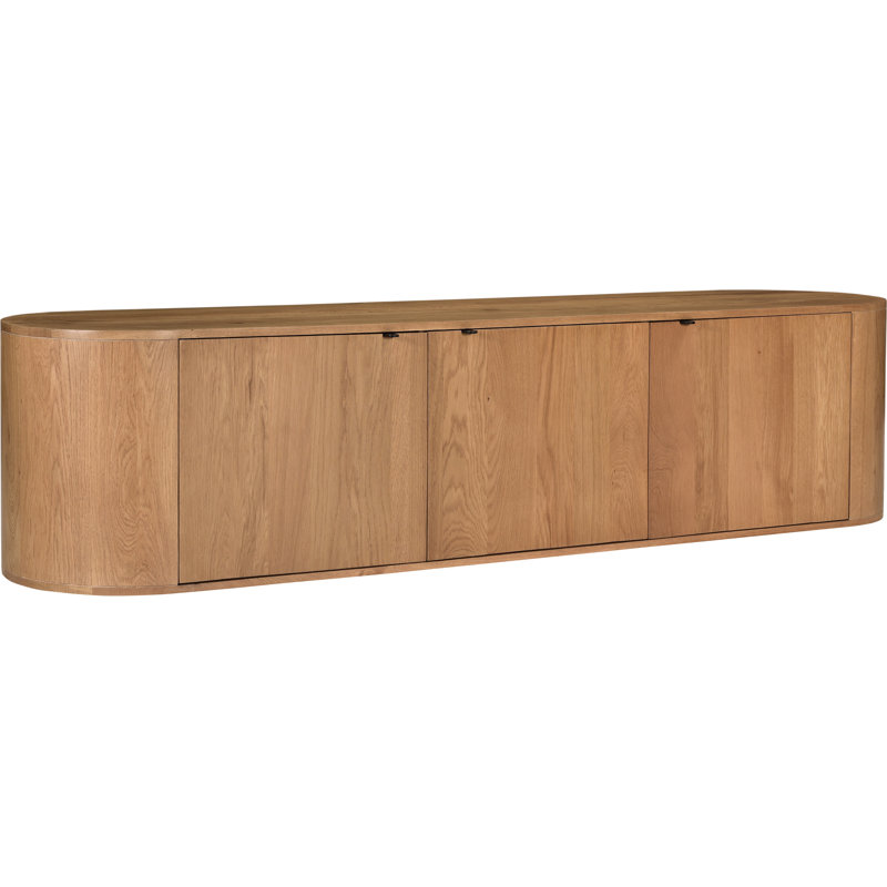 Media Console, Brown, No