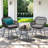 Aaronn Metal Outdoor Lounge Chair-990378288