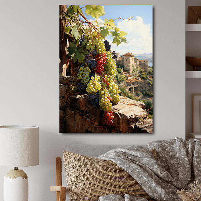 Green Wineyard, ancienne sagesse - impression, H 40 po x l 30 po x P 1,5 po, Toile tendue