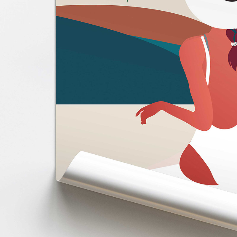 «Holiday Vibes I Print» dans un cadre, Impression sans cadre, H 10 po x l 8 po