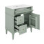 Meuble-lavabo de 30 po avec lavabo, tiroir basculant, portes et support de rangement, meuble-lavabo simple avec tiroirs et tablette réglable-121081697-121081694