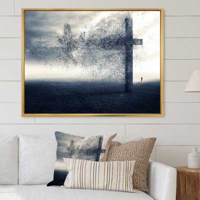 Christian Grassy Field II - Traditional Canvas Wall Decor