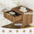 3PCS Dresser And Nightstand Sets For Bedroom, 55" Wide Fluted 7 Drawer Dresser & Nightstand Set Of 2-1289791688