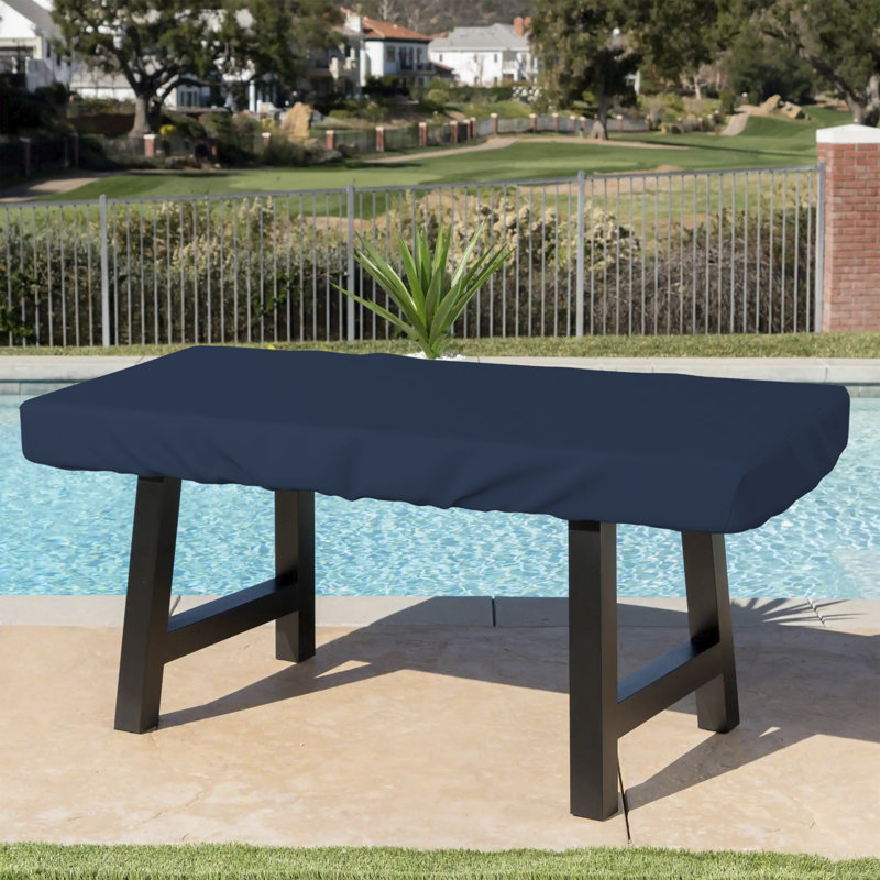 Couvercle de table rectangulaire polyvalent et robuste, imperméable et résistant aux rayons UV, H 5 po x l 75 po x P 40 po
