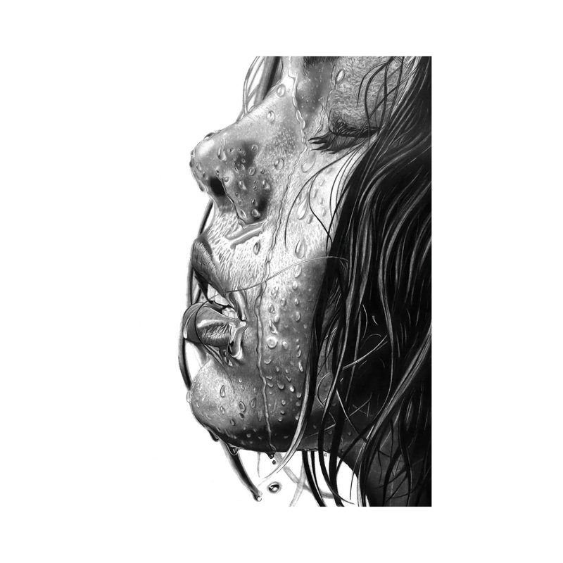 «Wet» par Paul Stowe - reproduction de photo sur toile tendue, H 26 po x l 18 po x P 1,5 po