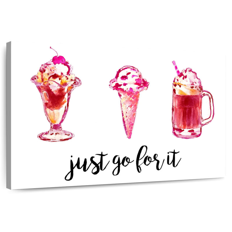Yarlin Just Go For It, 8" H x 12" W