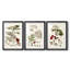 Feuilles et baies I - Impression personnalisée de qualité supérieure avec cadre - 3 pièces-143027103