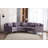 136" Wide Velvet Symmetrical Modular Corner Sectional-81914223