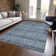 Machine Washable Indoor/Outdoor Claudian ACN1653 Blue Rug