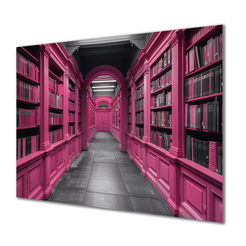 Baringer - Bibliothèques, art mural, Sans cadre, métal, H 12 po x l 20 po