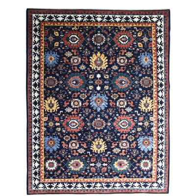 New Turkmen Afghan One-of-a-Kind Rectangle 10'1" X 13'8" Area Rug