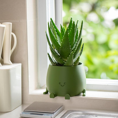 Pot à fleurs en plastique Happy Face
