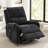 Manual Recliner Massage Recliner Chair Nursery Recliner Chair Swivel Rocker Recliner Sofa with a Side Storage Pocket for Living Room, Bedroom and Nursery, Black-644519503