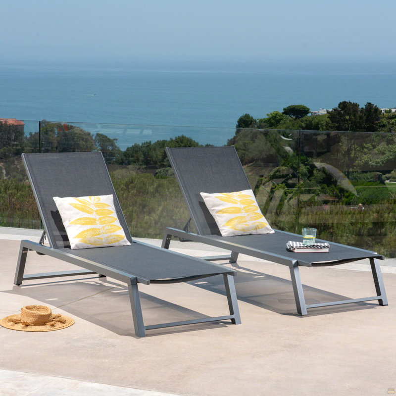 Chaise Lounge (Mp2), Gray, Black