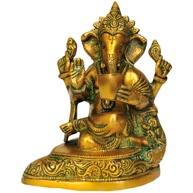 Bagawa Ganesha lisant les Écritures sacrées