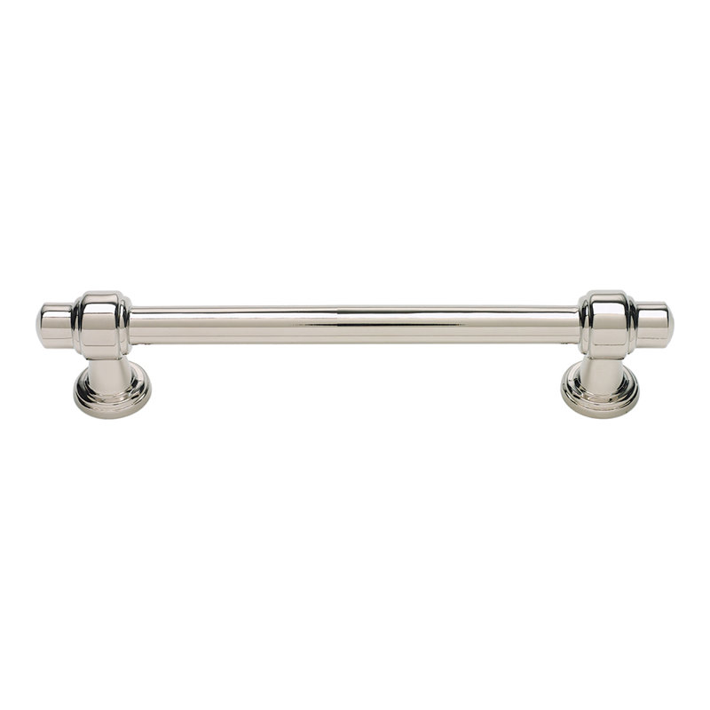 Bronte 6 5/16" Center to Center Bar Pull, Polished Nickel, 5 1/16"