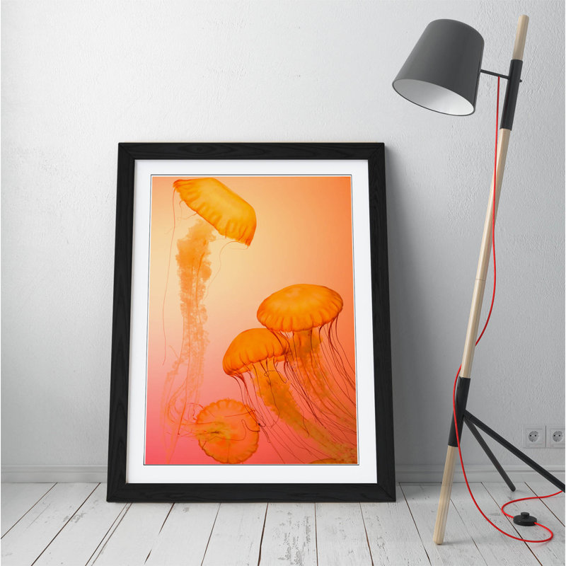 Single Picture Frame Painting, 47 cm H x 35 cm W, Black