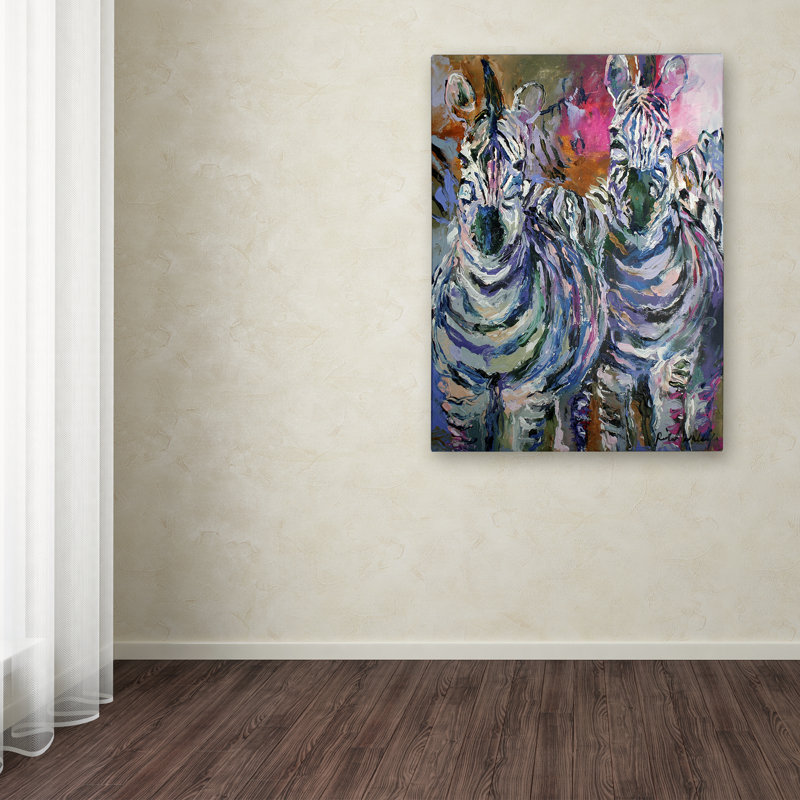 Trademark Fine Art " Art Zebra " by Richard Wallich