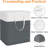 3-Pack Laundry Basket Set With Handles, Collapsible And Waterproof Hamper For Dirty Clothes, Towel Storage For Home Or Dorm, Sturdy And Durable Design-1683657419