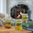 LAV - Zen+ Glass Coffee Mugs - 225ml - Multicolour Base