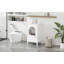 Charmant meuble-lavabo avec rangement spacieux et design élégant-109043886