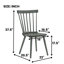 [Ensemble de 2] Chaises de ferme rustiques, chaises d'appoint en bois massif pour la cuisine et la salle à manger, assemblage facile-710825267