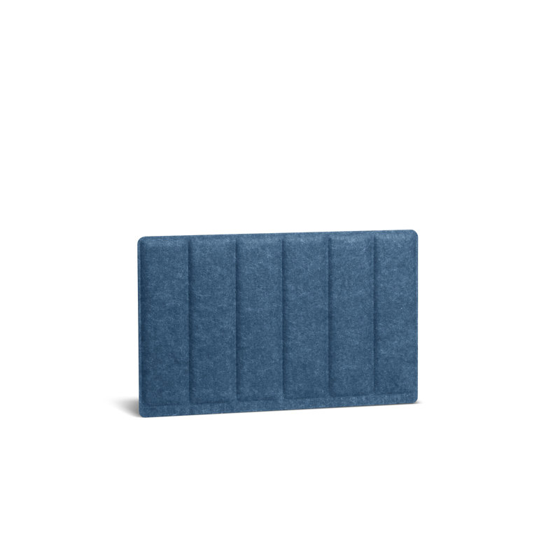 Panneau d'intimité moulable pivotant, face à face, 28", Bleu très foncé