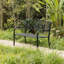 Banc de parc en métal Barty