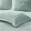 Housse de couette très grand / très grand - 100% coton avec bordure découpée et housse de broderie corail-124869726