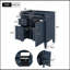 Meuble-lavabo de 30 po avec tiroir basculant, armoire seulement-670374562