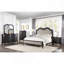 Table de chevet au fini noir antique-688378397